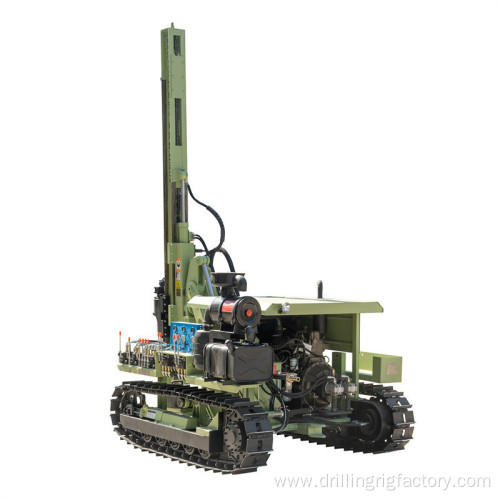 Mine Drill Rig Used Diesel with Air Compressor